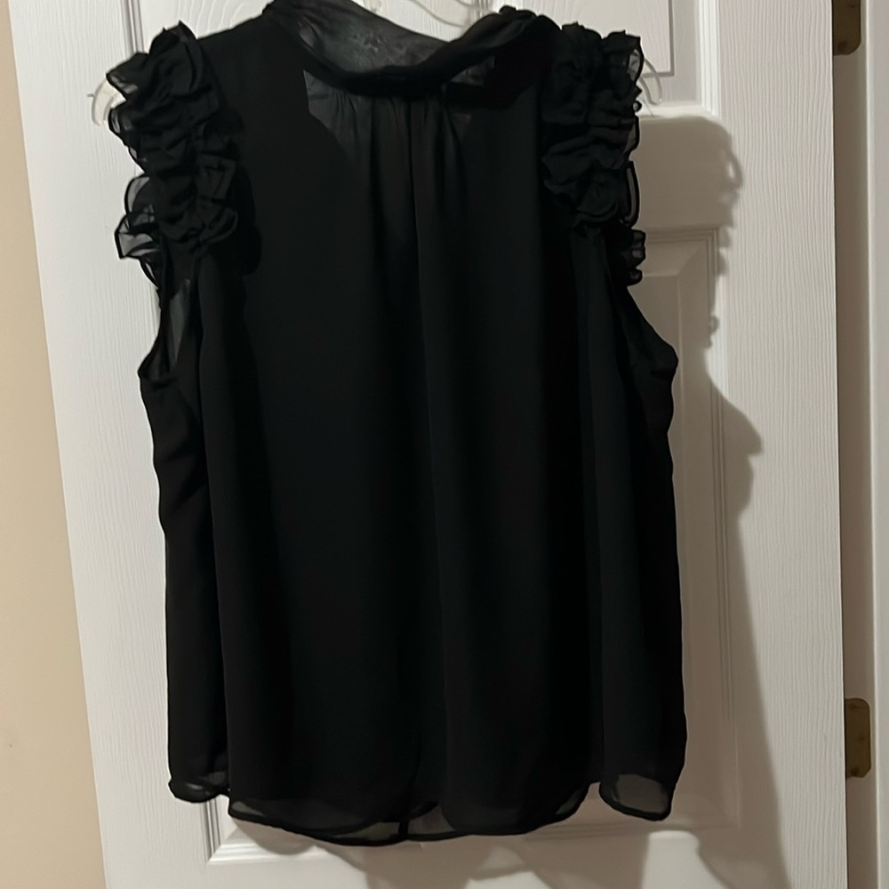 Sheer black top